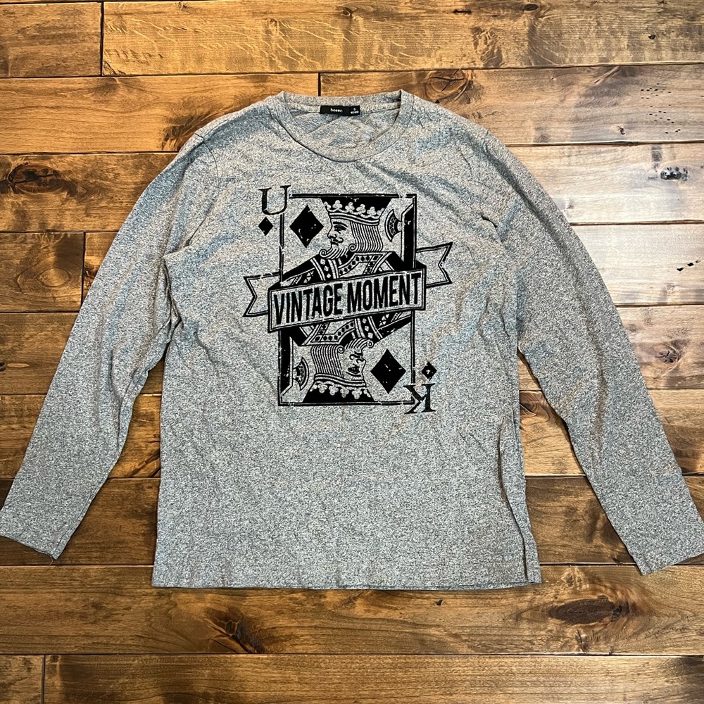 Bossini L/S shirt with rhinestones